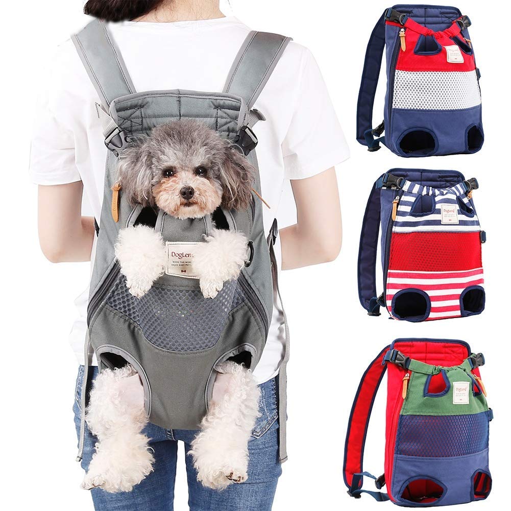 Jranter dog carrier backpack facing-pet view demonstrates close-to-body carry