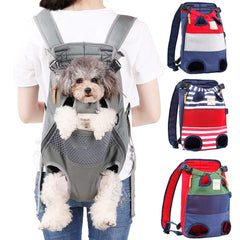 Jranter dog carrier backpack facing-pet view demonstrates close-to-body carry