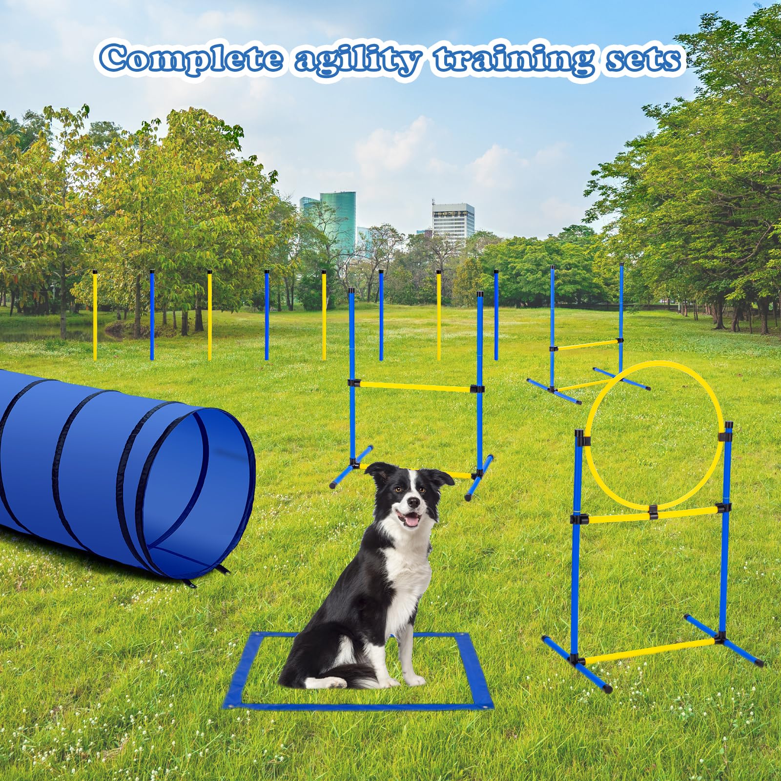 JRUICFDY assembly guide enables quick, tool-free setup indoors or outdoors.