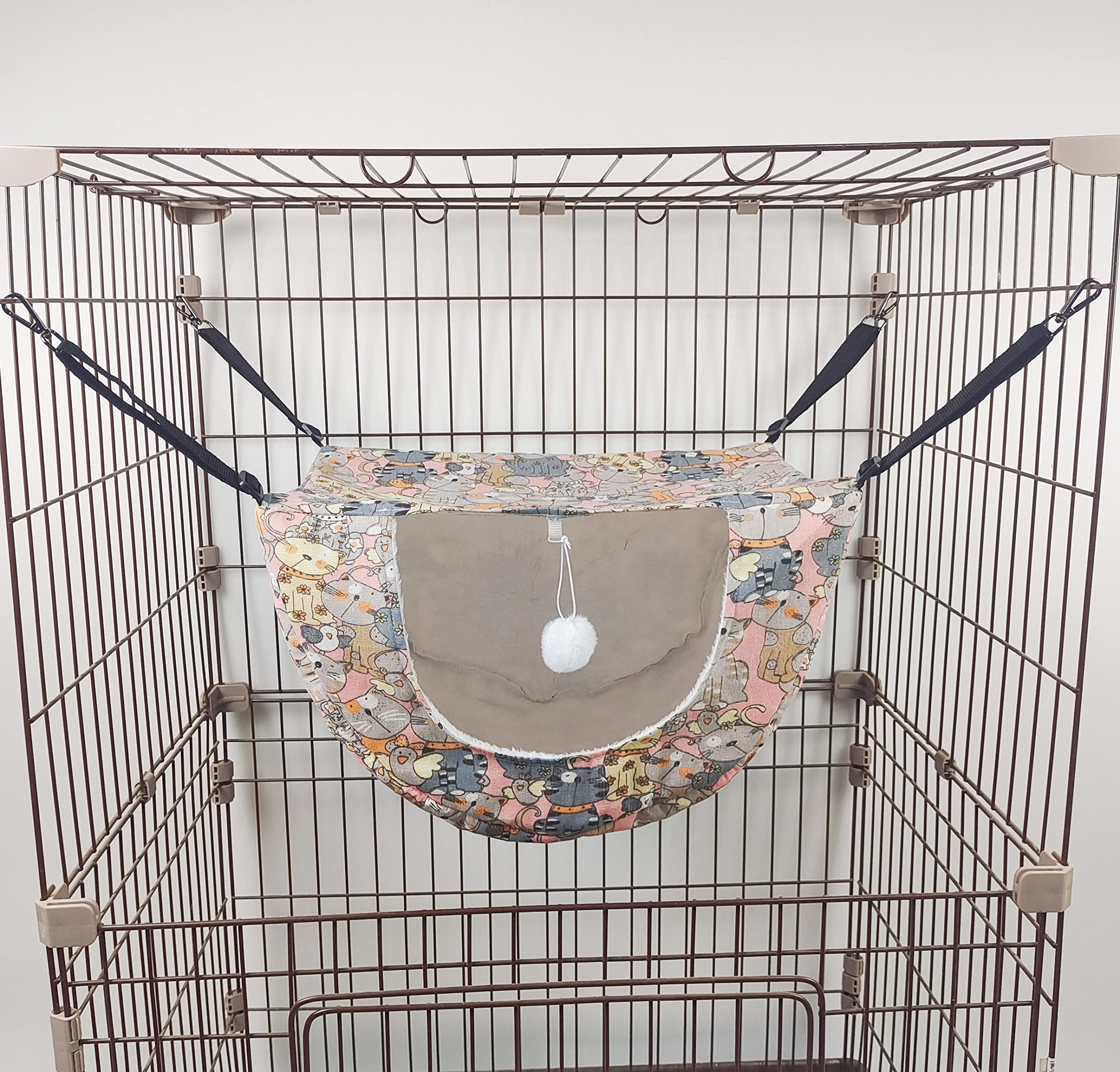 JSPYFITS cat hammock easy-clean machine-washable for quick maintenance