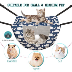 Gamuza: hamaca JSPYFITS gato tejido oxford capa superior, resistencia y soporte.