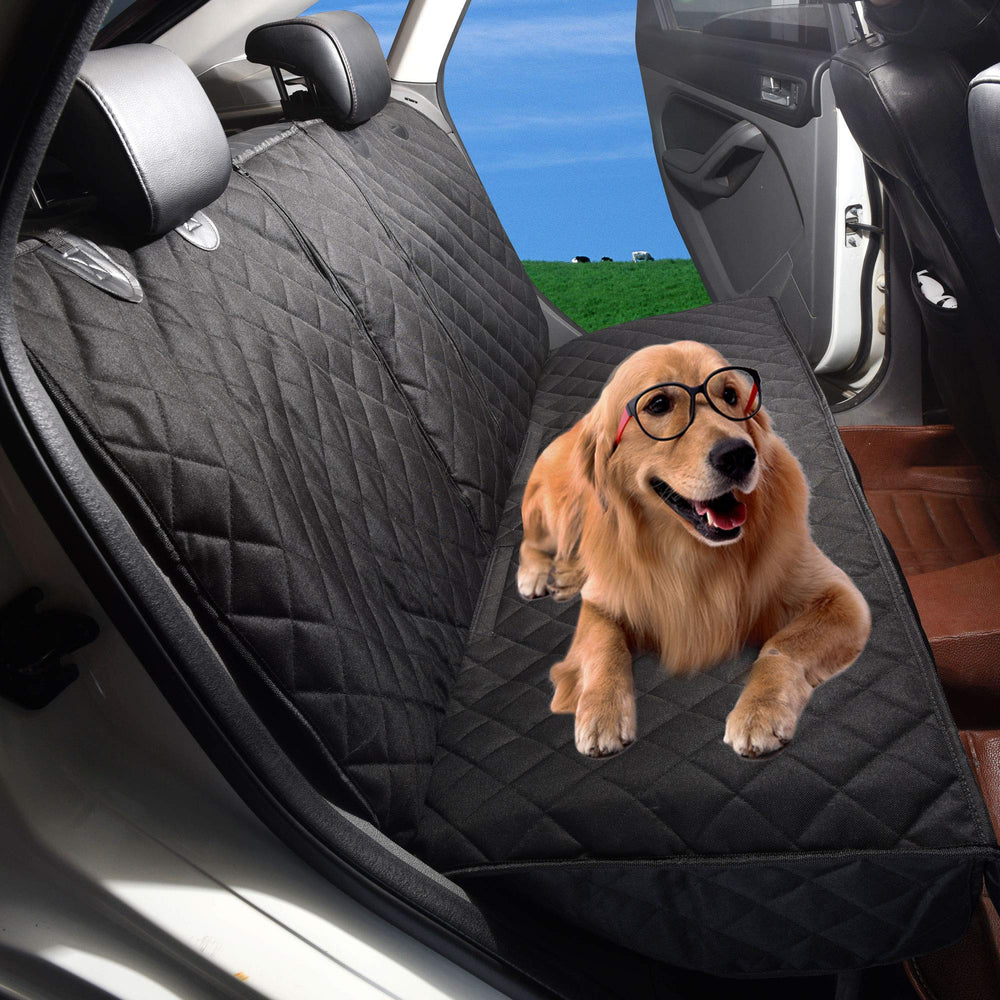 JSTHT dog seat cover anti-slip mesh adds durability and pet comfort.
