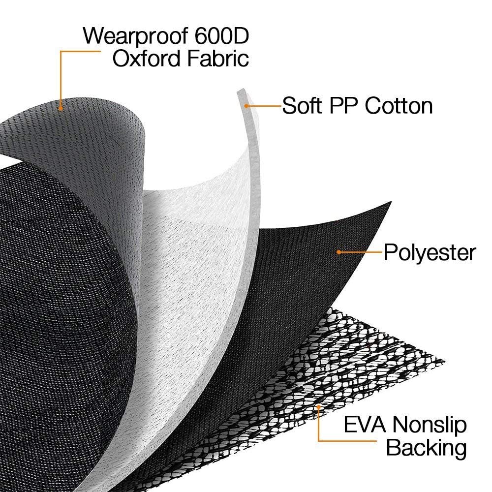 JSTHT dog seat cover anti-slip mesh enhances comfort for pets and kids.
