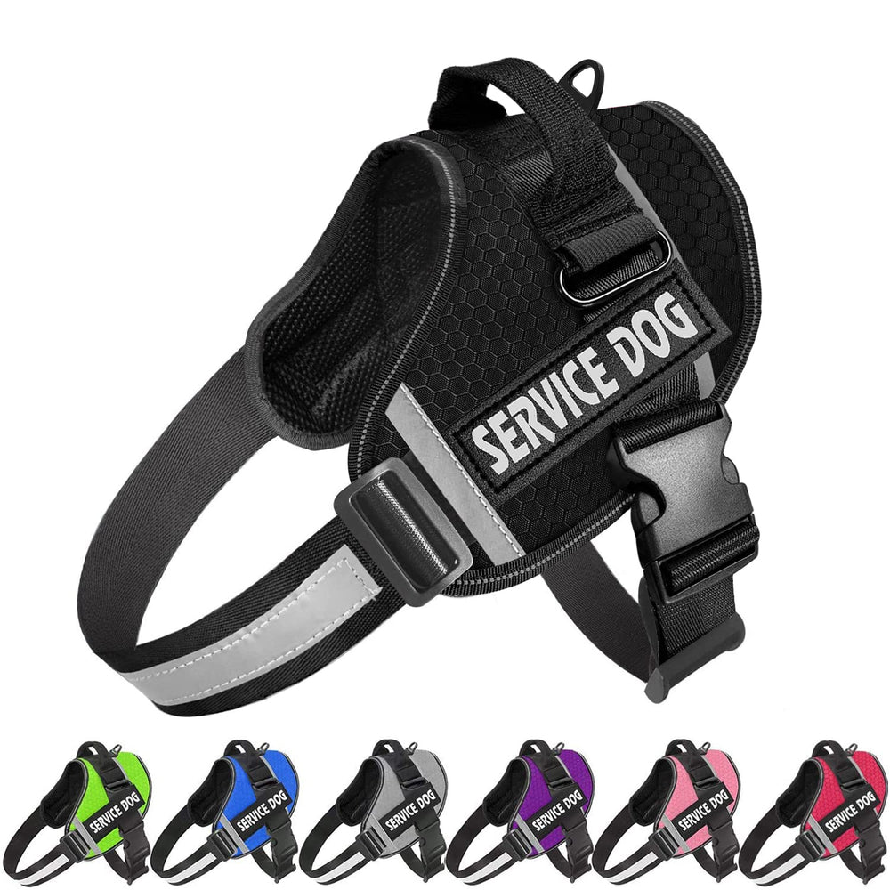 JSXD dog harness with breathable nylon material for comfortable daily walks