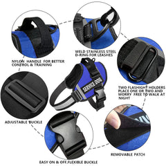JSXD dog harness no-pull-design promotes easier walks and controlled movement