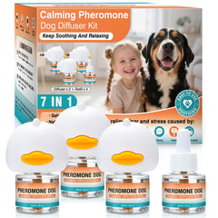 JTEWZX dog calming diffuser kit front view for anxiety relief in larger rooms.