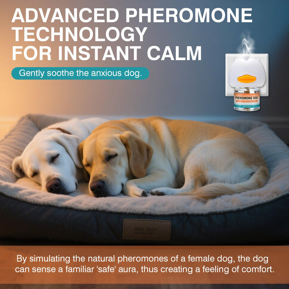 JTEWZX plug-in diffuser demonstrates easy setup for anxiety relief during vet visits