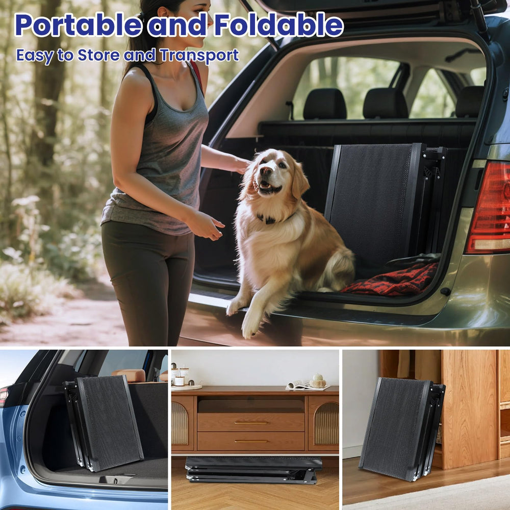JTSIOV dog ramp outdoor-ready for indoor or outdoor use