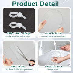 Juexica PVC liner is lightweight yet sturdy for durable cage protection