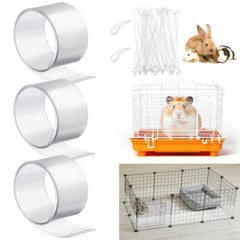 Juexica cage liner setup shows easy measurement guide for a precise cage fit