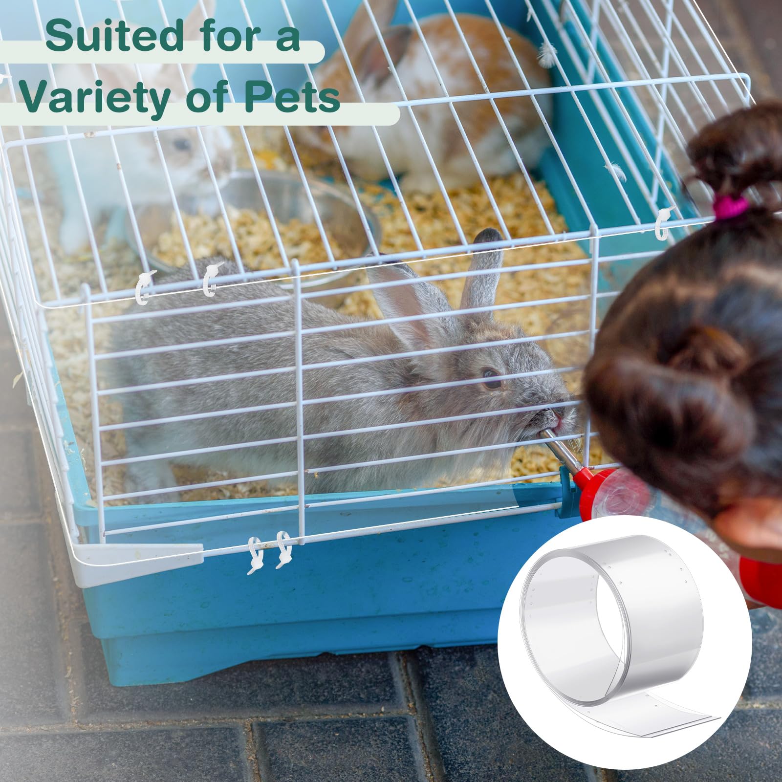 Juexica zip ties included simplify securing liners to cages