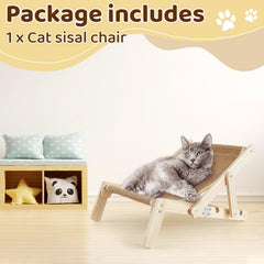Juexica sisal scratcher close-up shows natural scratching outlet for furniture protection