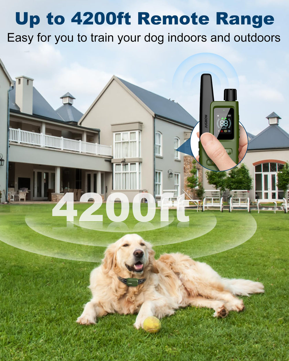 Jugbow dog collar vibration mode provides subtle cues without noise