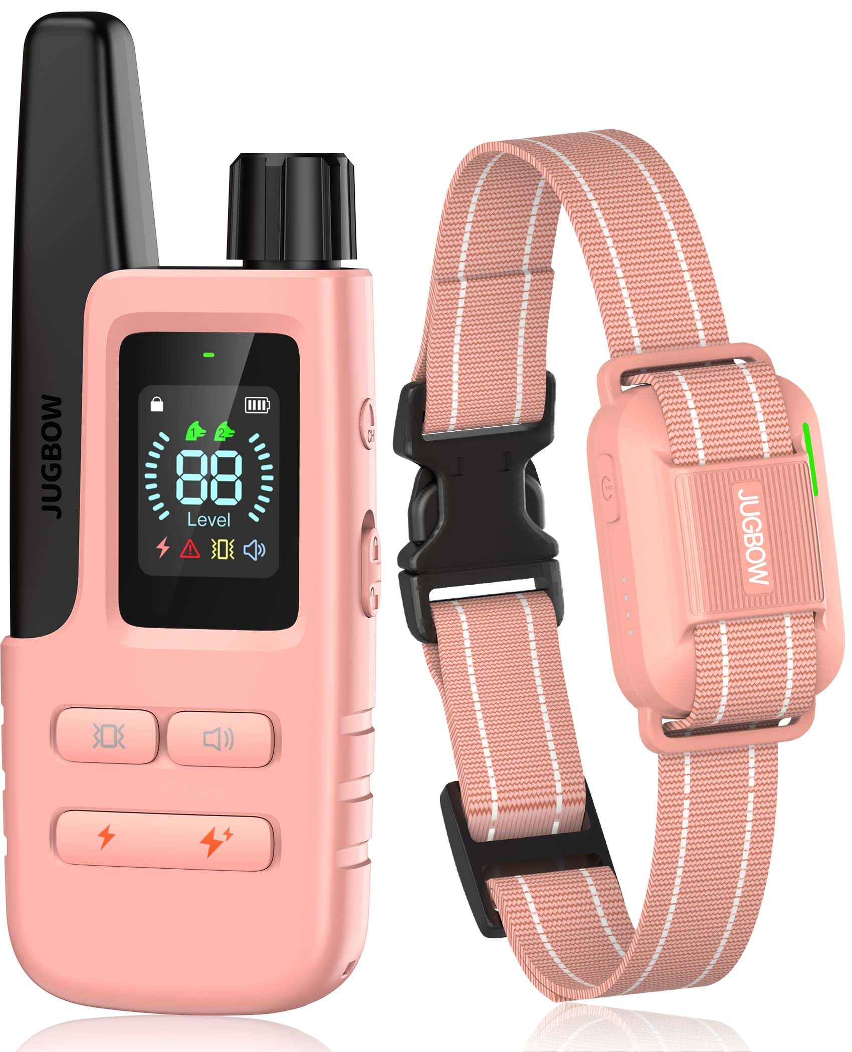 Jugbow dog shock collar remote for long-range recall training outdoors
