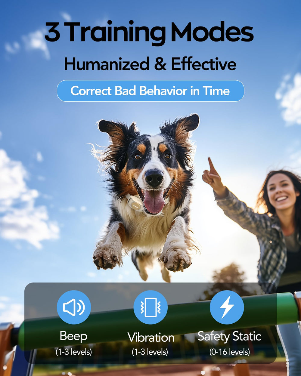 Jugbow dog training collar beige remote enables easy control during outdoor sessions.