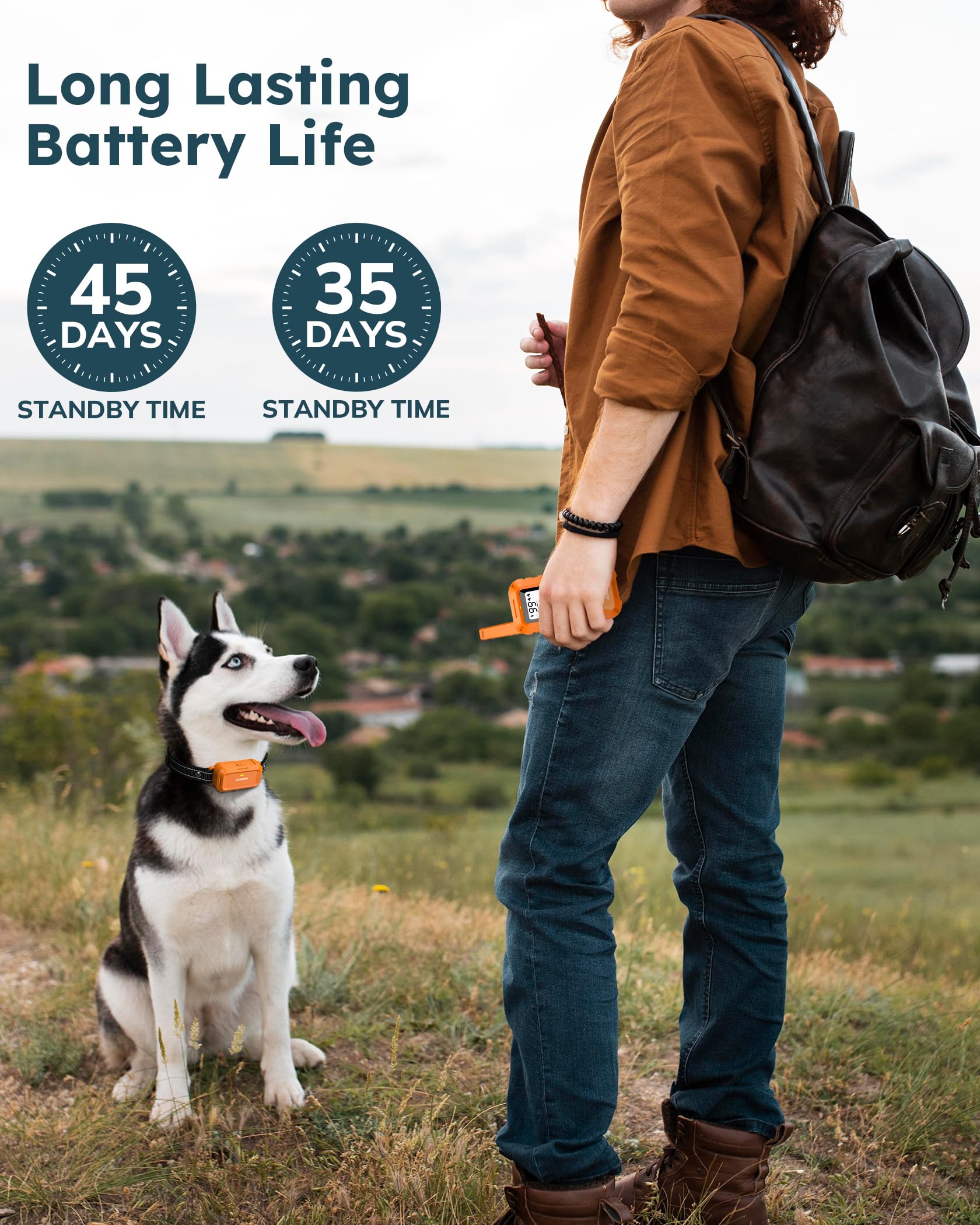 Jugbow four training modes including beep, vibration, safe shock, boost.