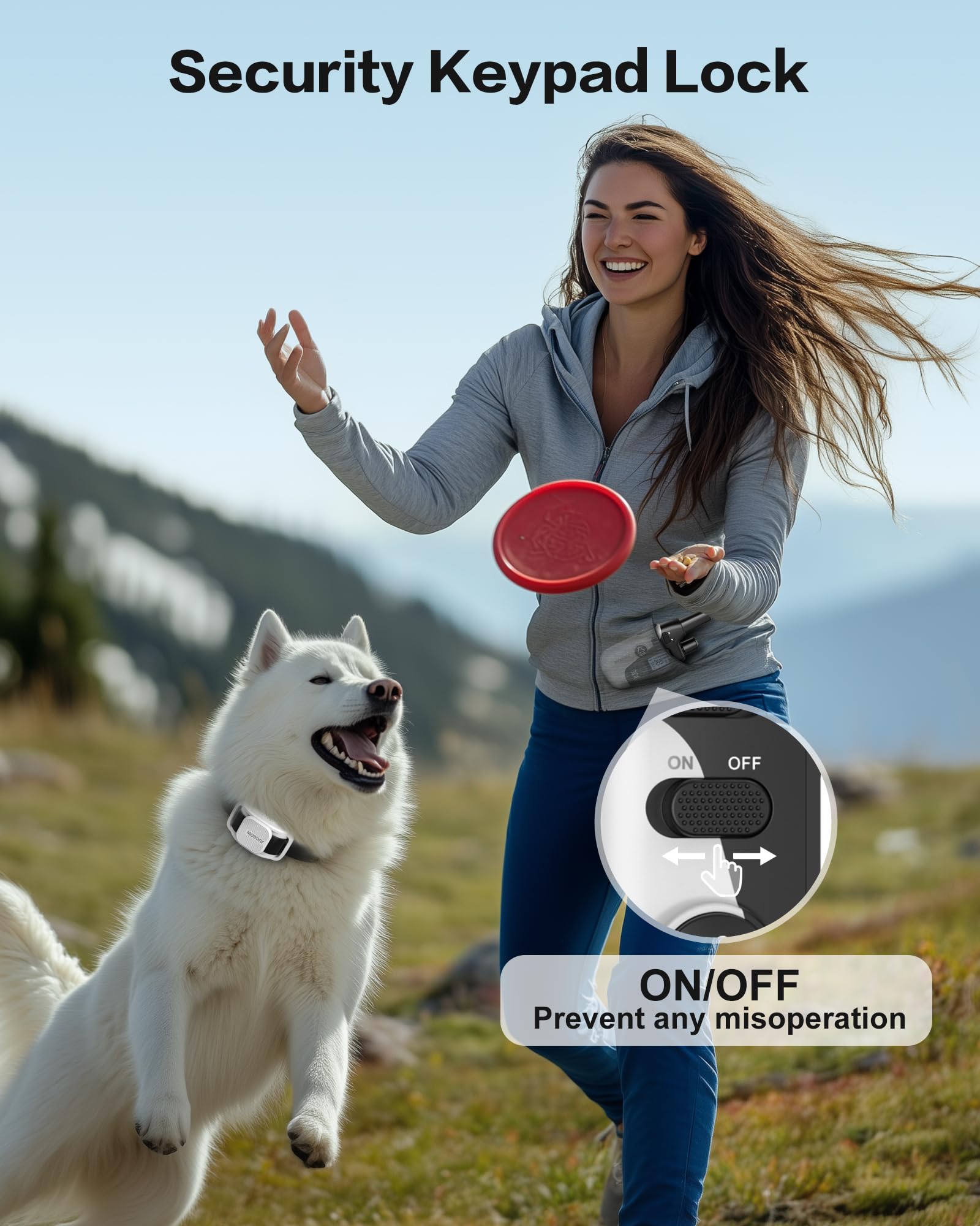 Jugbow lightweight collar fits small to large dogs.
