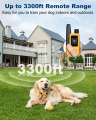 Jugbow 4200ft range collar enabling off-leash training at the park