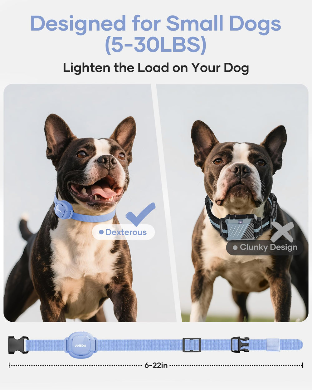 Jugbow Shock Collar remote enables multi-dog training with easy channel switching.