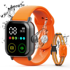 Jugbow watch-style remote on wrist for convenient, hands-free training control.