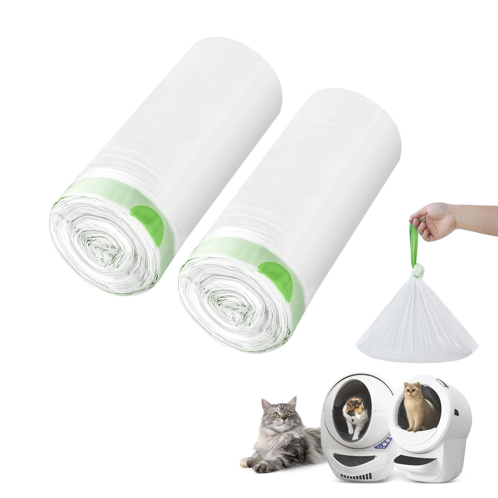 JUKAMO litter box robot waste bags 120-piece pack for leak-proof containment