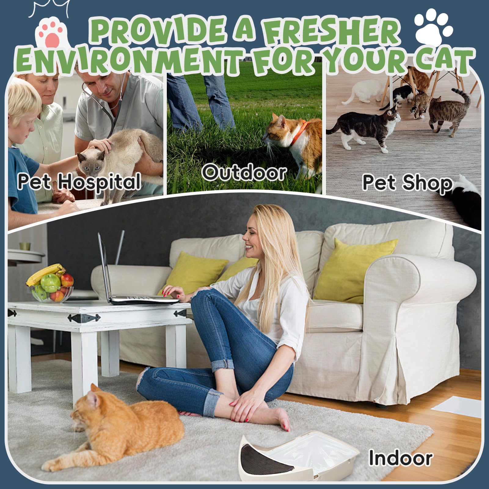 JUKAMO multi-use waste drawer liners suitable for indoor and outdoor disposal.