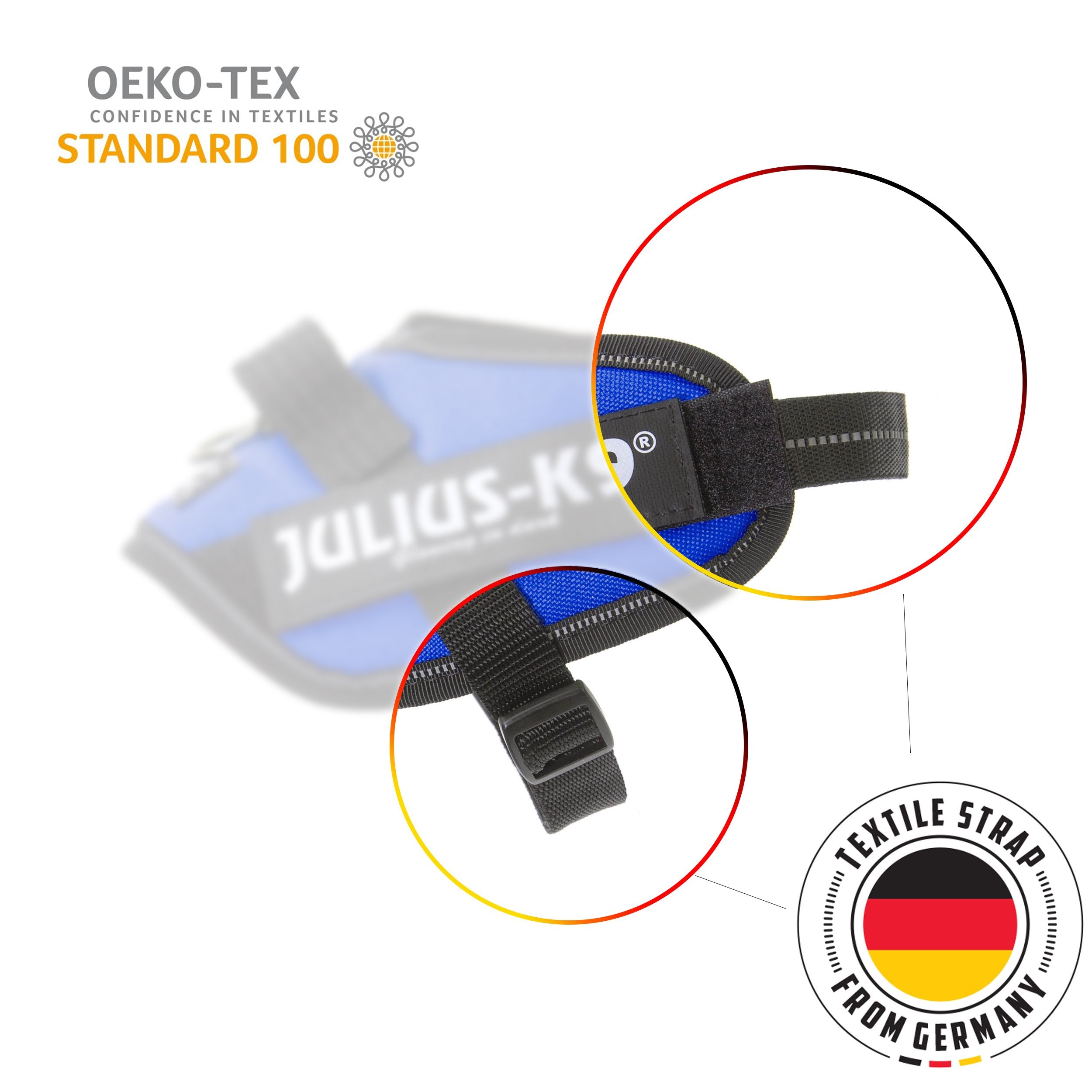 Julius-K9 IDC Powerharness flashlight holder supports night operations.