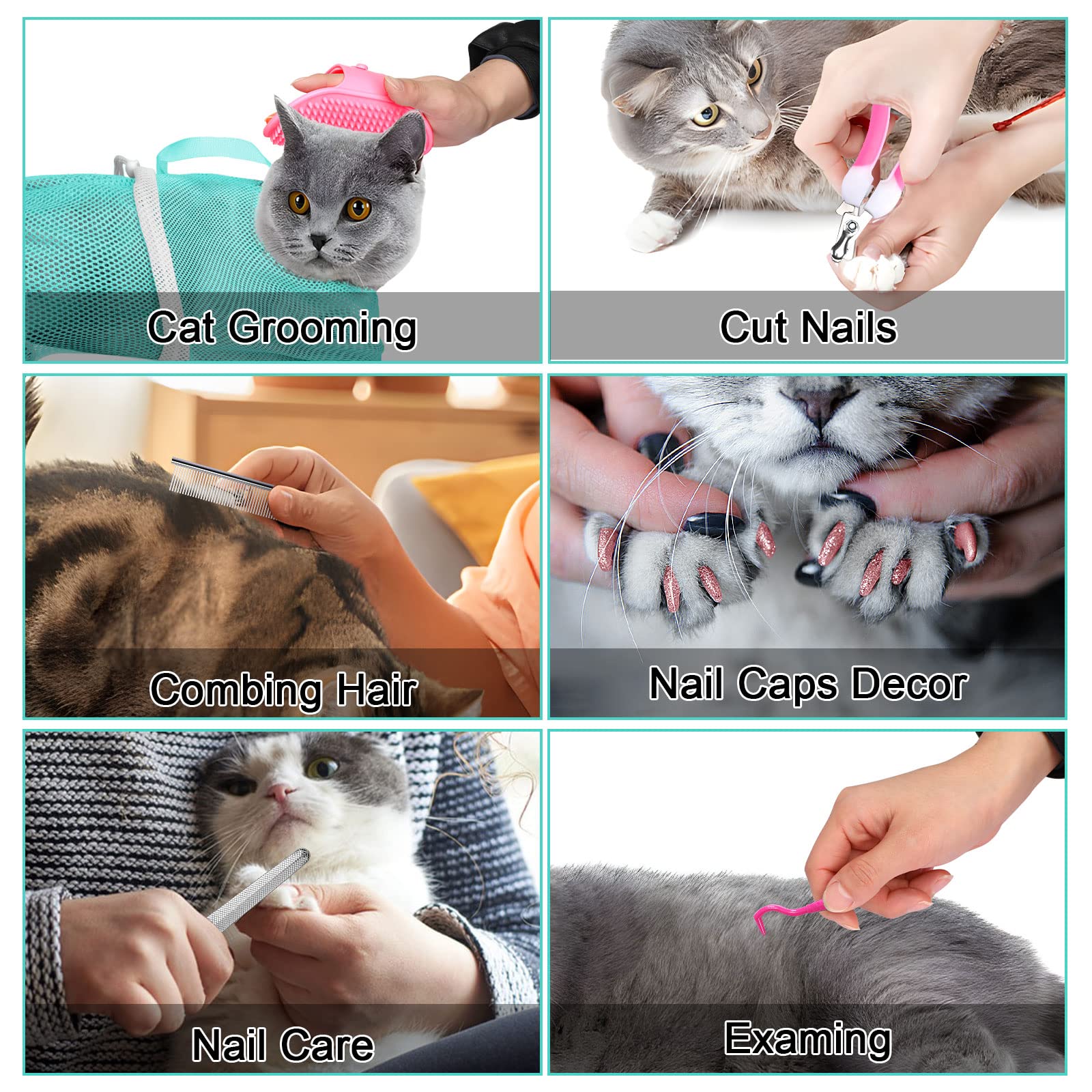 JULMELON pinza para uñas de gato, recorte preciso
