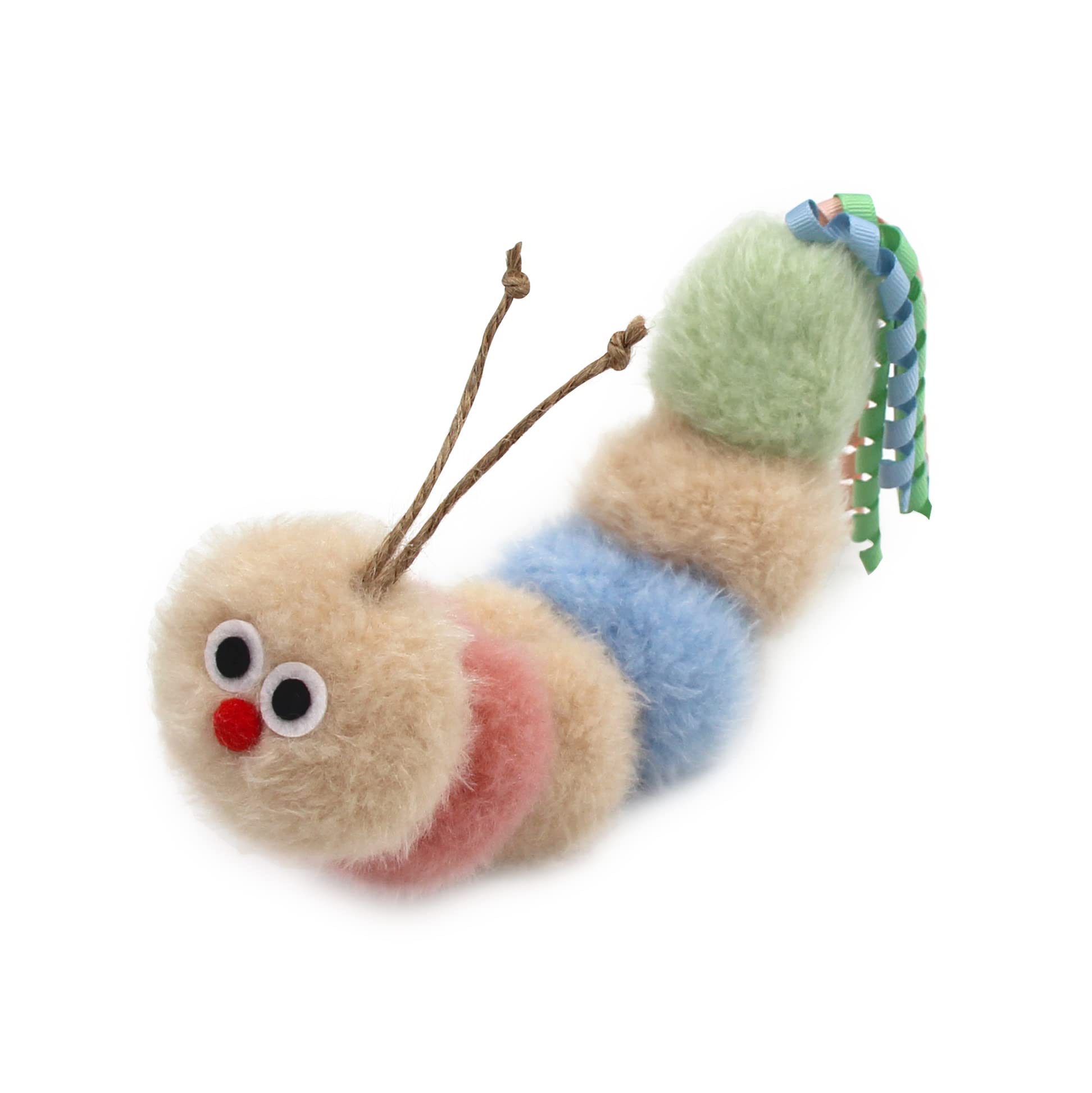 Jumpaws Catnip Kicker with Ribbon adds interactive tug-and-play sessions