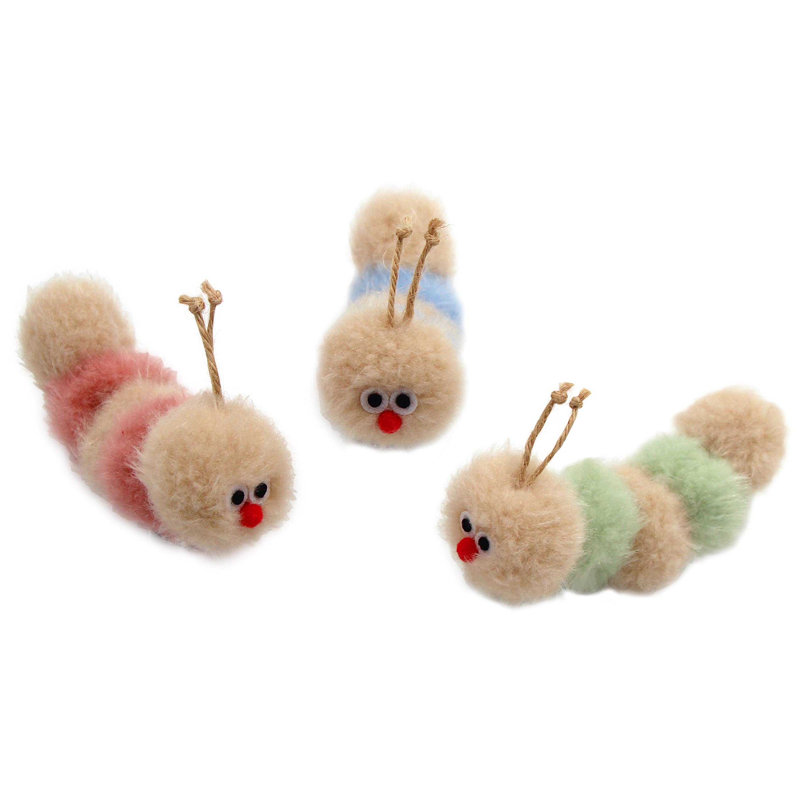 Jumpaws juguete catnip oruga peluche suave para gatos