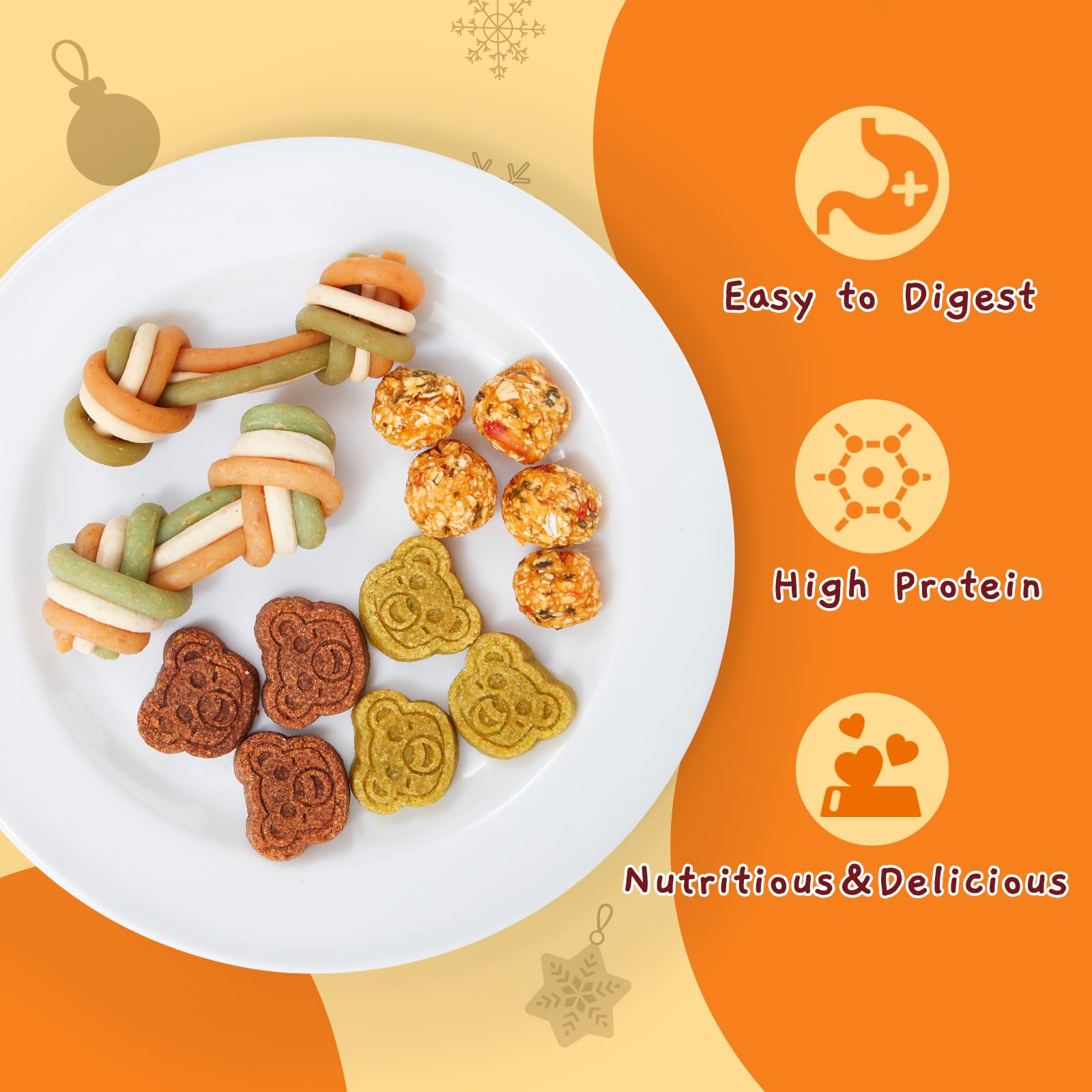 Jungle Calling bear biscuits image shows crunchy texture ideal for training rewards