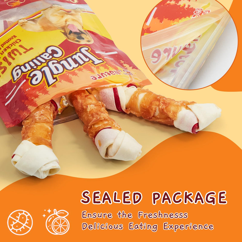 Jungle Calling calorie-content label—pack energy information for mindful treats.