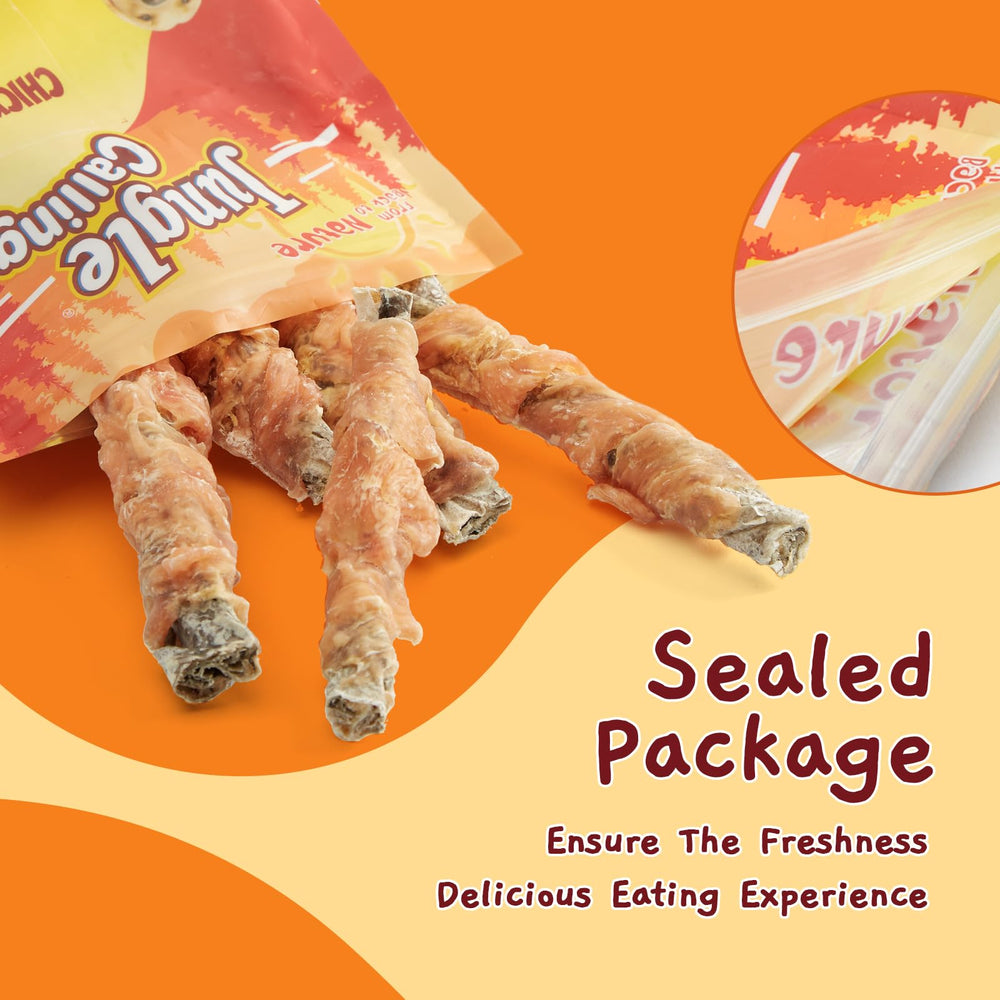 Jungle Calling grain-free natural ingredients shown in bowl for mindful snacking.