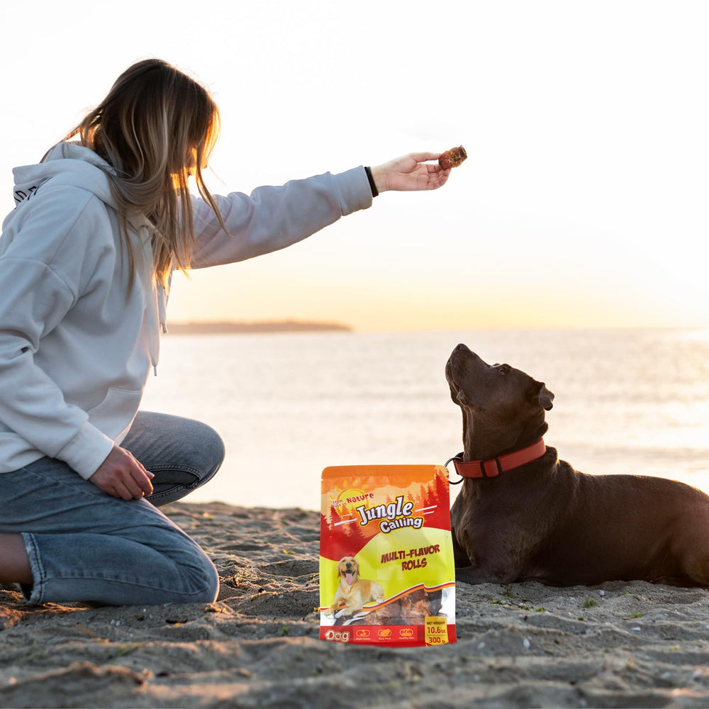Jungle Calling rawhide-free labeling safer chew option for dogs