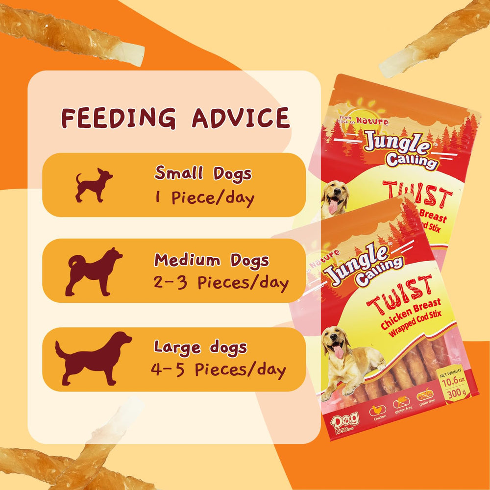 Jungle Calling protein-rich dog snack supports active dogs during routines.