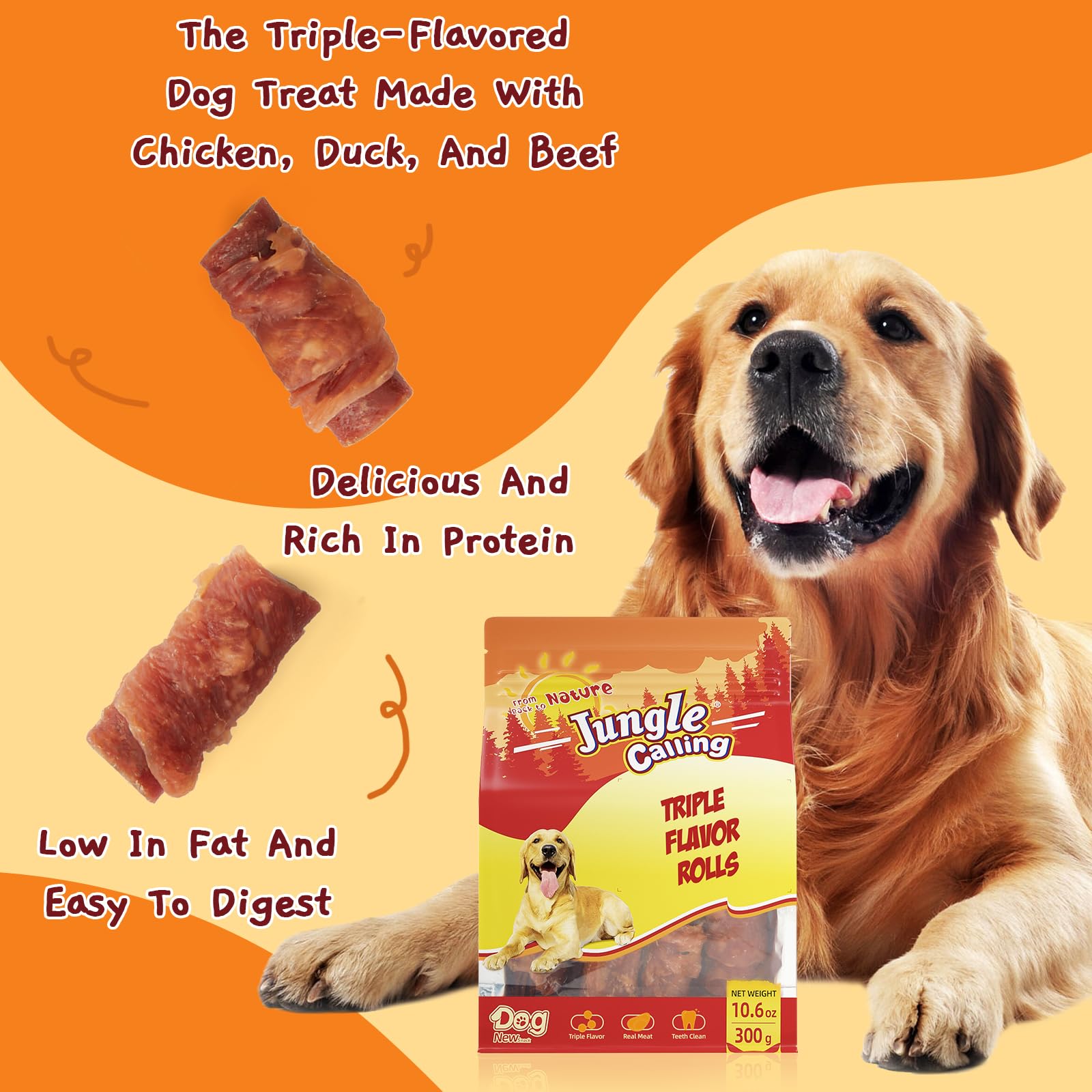 Jungle Calling Triple Flavor Rolls flavor contrast slices displaying triple-meat goodness