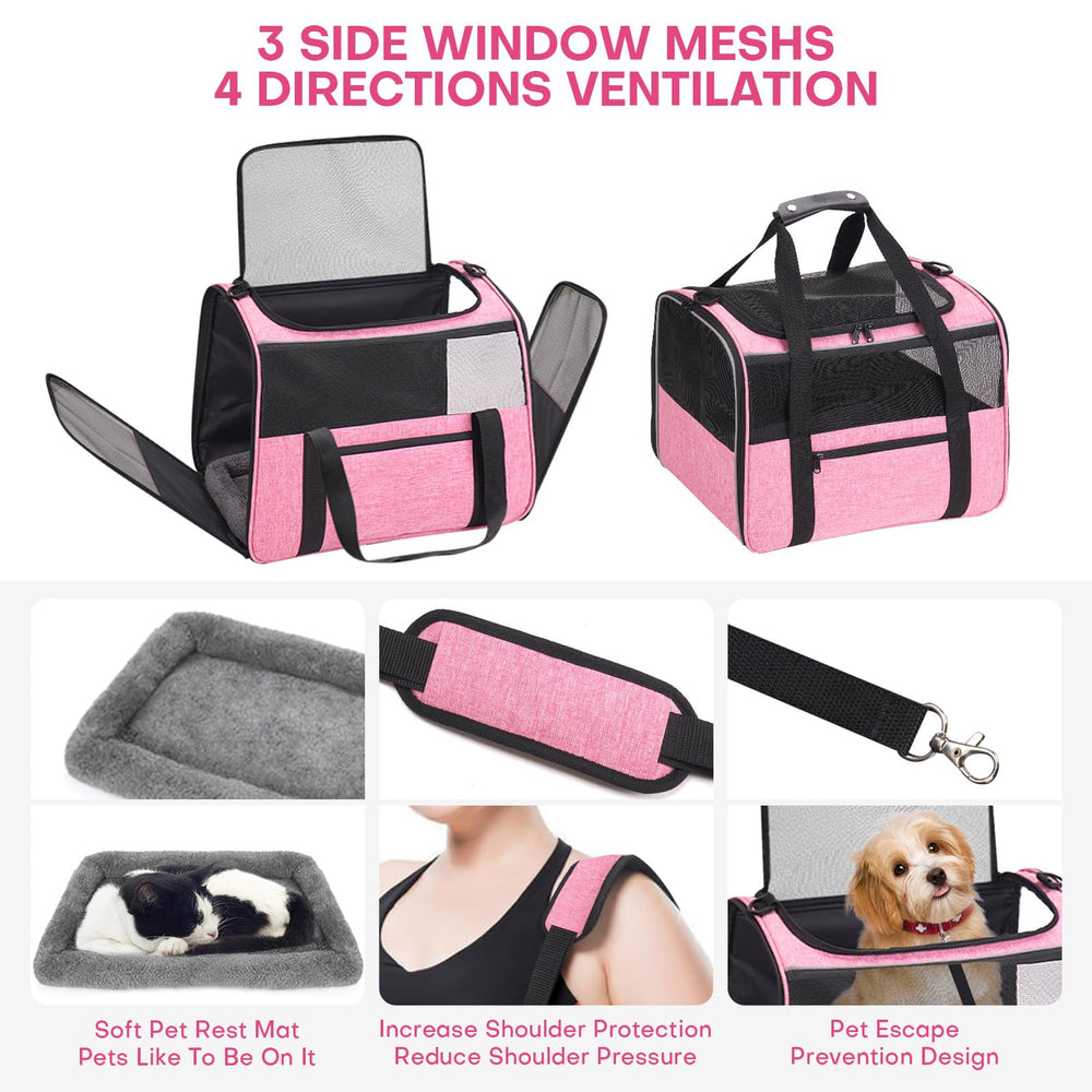 JUNGYOON Premium cat carrier collapsible water bowl for on-the-go hydrated pets.