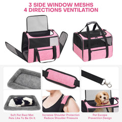 JUNGYOON Premium cat carrier collapsible water bowl for on-the-go hydrated pets.