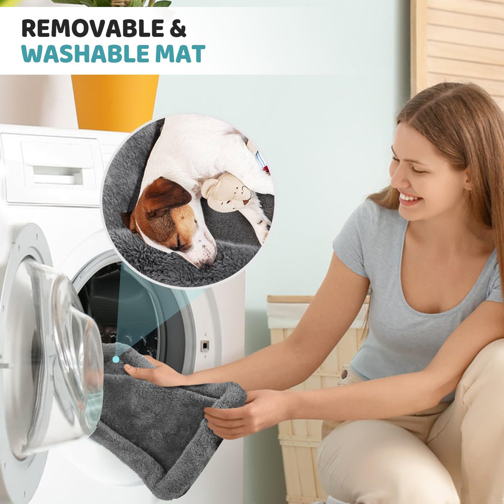 JUNGYOON Premium Cat Carrier folds flat for compact storage between trips