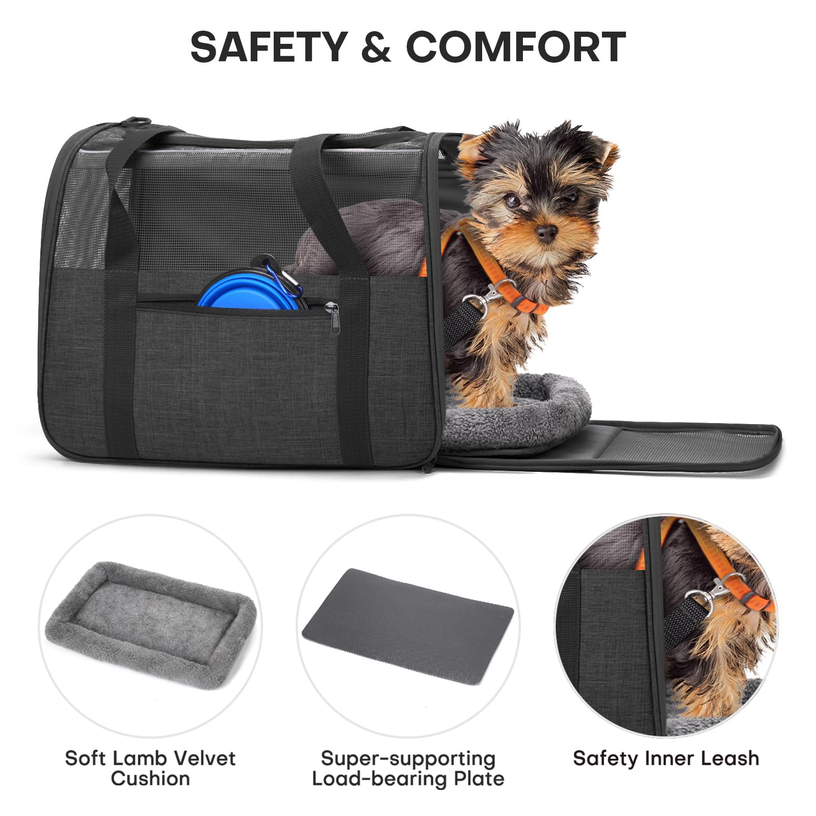 JUNGYOON plush machine-washable pad provides cozy comfort during trips