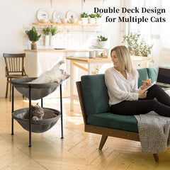 JUNSPOW anti-slip mats stabilize the bed for wobble-free lounging.