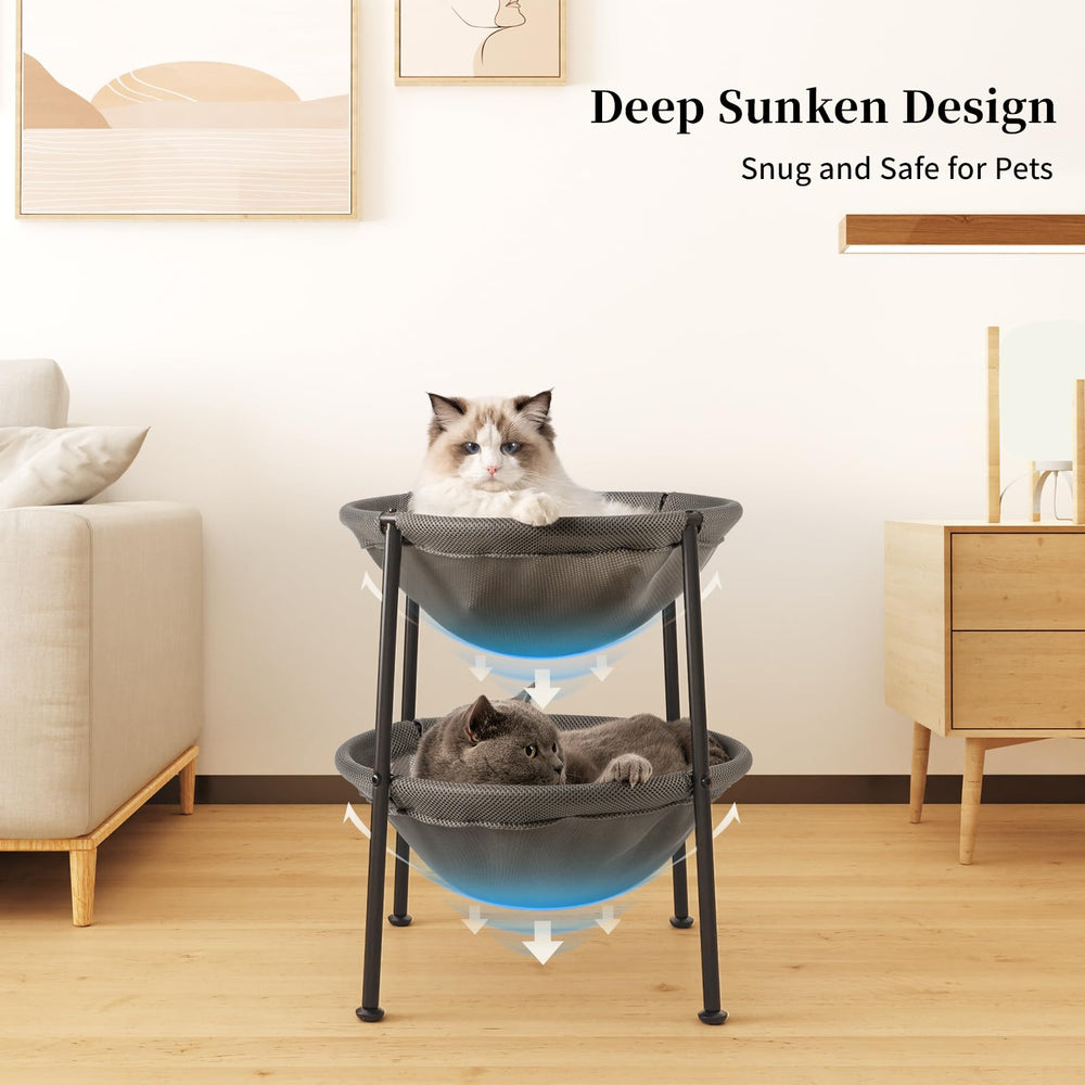 JUNSPOW breathable air mesh keeps cats cool and comfortable.