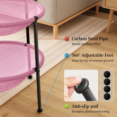 JUNSPOW cat bed 4 adjustable feet highlights customizable height for stable placement