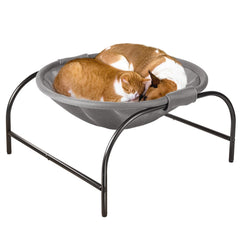 JUNSPOW cat bed large-structure demonstrates free-standing frame for multi-pet spaces