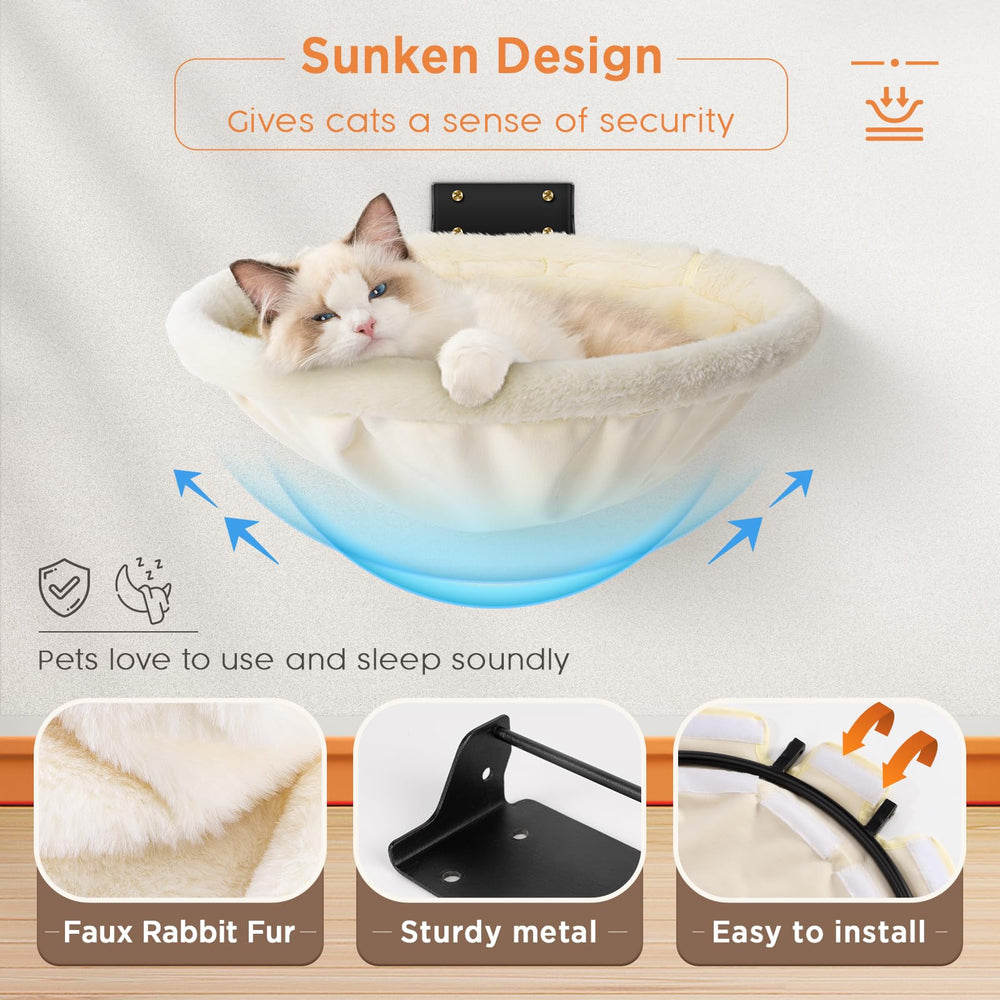 JUNSPOW breathable mesh material keeps cats cool during naps and play