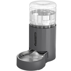 JUNSPOW cat water dispenser top view shows large capacity for steady hydration.