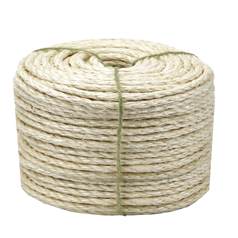 Juomid cat sisal rope 164ft 4mm for scratcher repairs and DIY cat trees