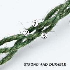 Juomid Green Sisal Rope used to wrap a cat tree for a fresh scratching surface