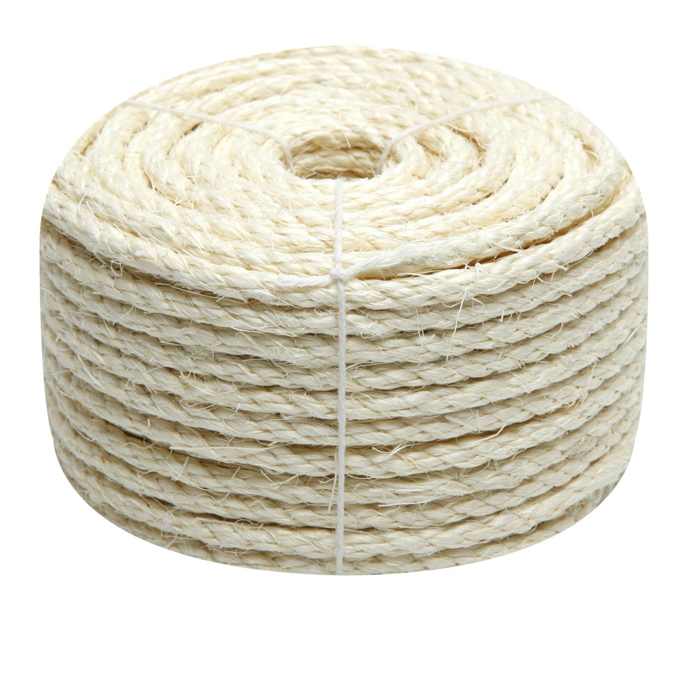 Juomid natural sisal rope 8mm close-up texture ideal for durable scratching posts.