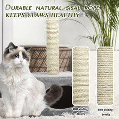 Juomid sisal rope wrapped around furniture legs for scratching zone